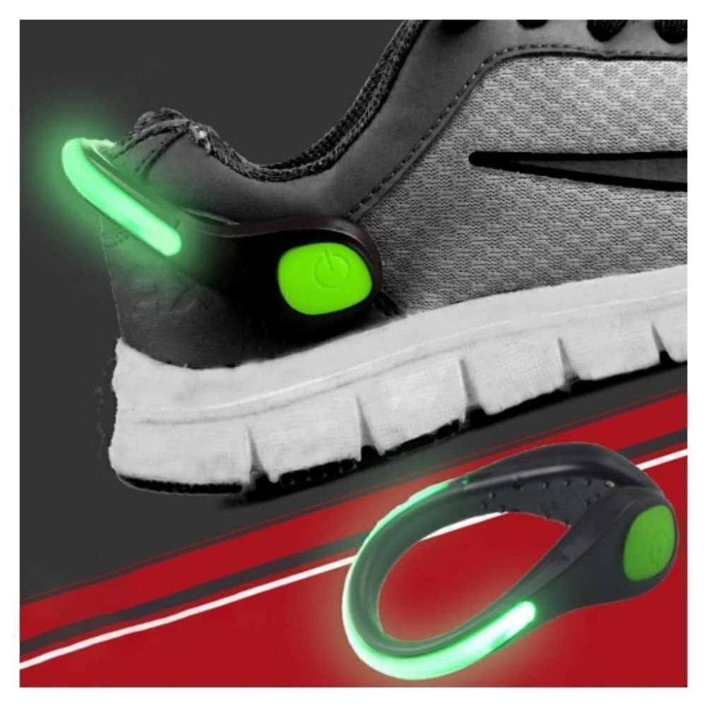 Protocol LED Shoe Heel Clips Jogging Flashing Night Cycling Safety - Picture 11 of 11